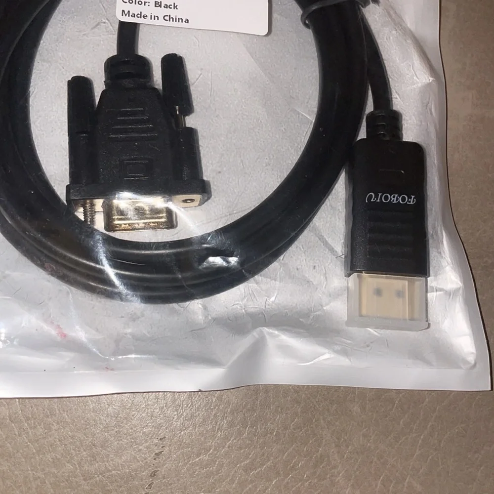 Foboiu Display Port VGA Adapter cord